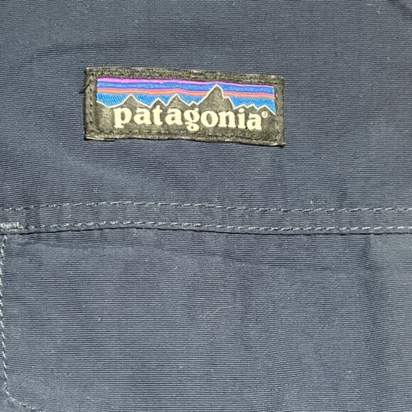 Patagonia Navy Blue Winter Parka - Men’s Medium - Fleece Lined - Picture 4 of 15